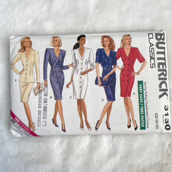 2 Butterick Classics Sewing Patterns - Picture 4 of 5
